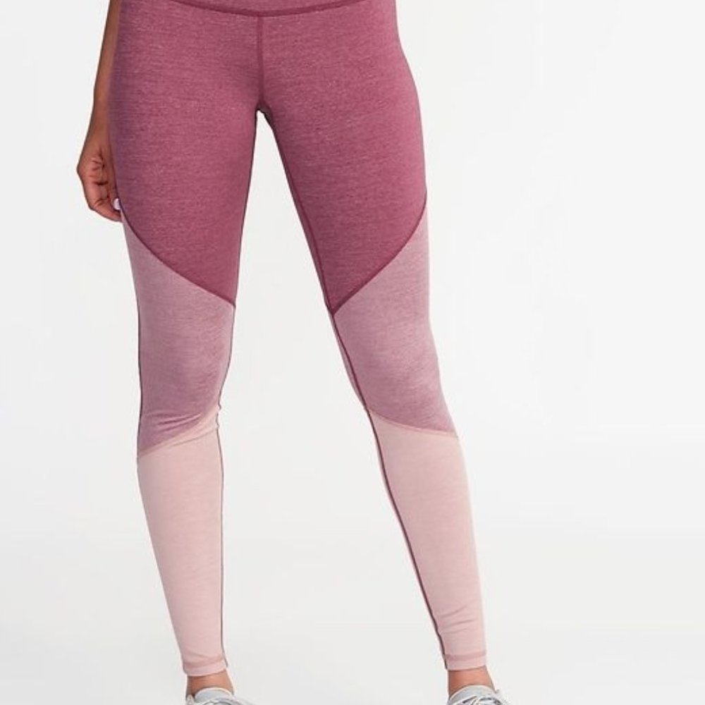 High-Waisted Elevate Color-Blocked Leggings